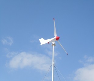 2kw horizontal wind turbine system with brake system