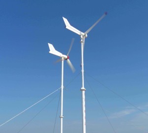 3kw horizontal wind turbine system with brake system