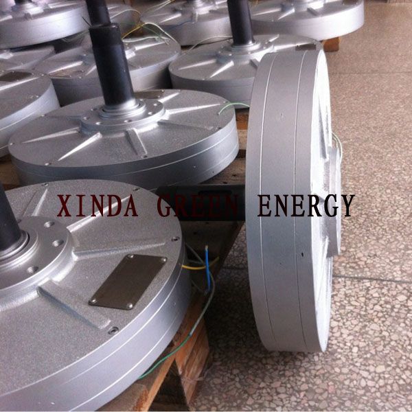 2kw 180rpm axial flux permanent magnet generator for hydro turbine