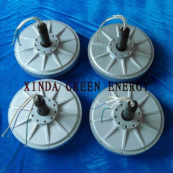 1kw 180rpm axial flux permanent magnet generator out rotor