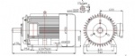 80kw 125rpm Permanent  magnet hydro turbine  generator 50hz